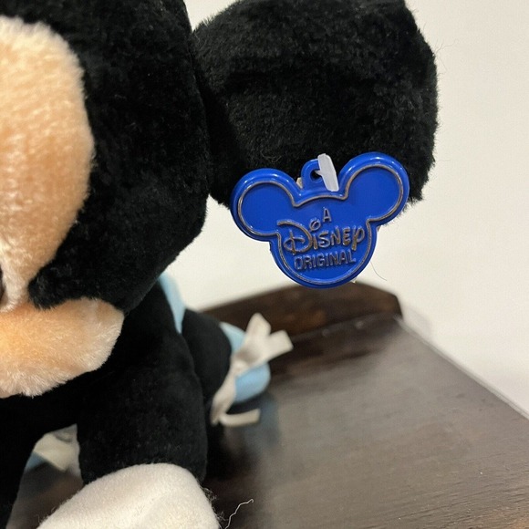 Vintage 1984 Disney Land World Mickey Mouse Crawling Baby Stuffed Plush w OG TAG - Picture 3 of 15